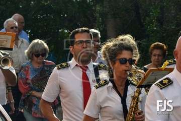Procesión de Santa Agueda y la Virgen de Lourdes en Telde (Foto Francisco Javier Santana)